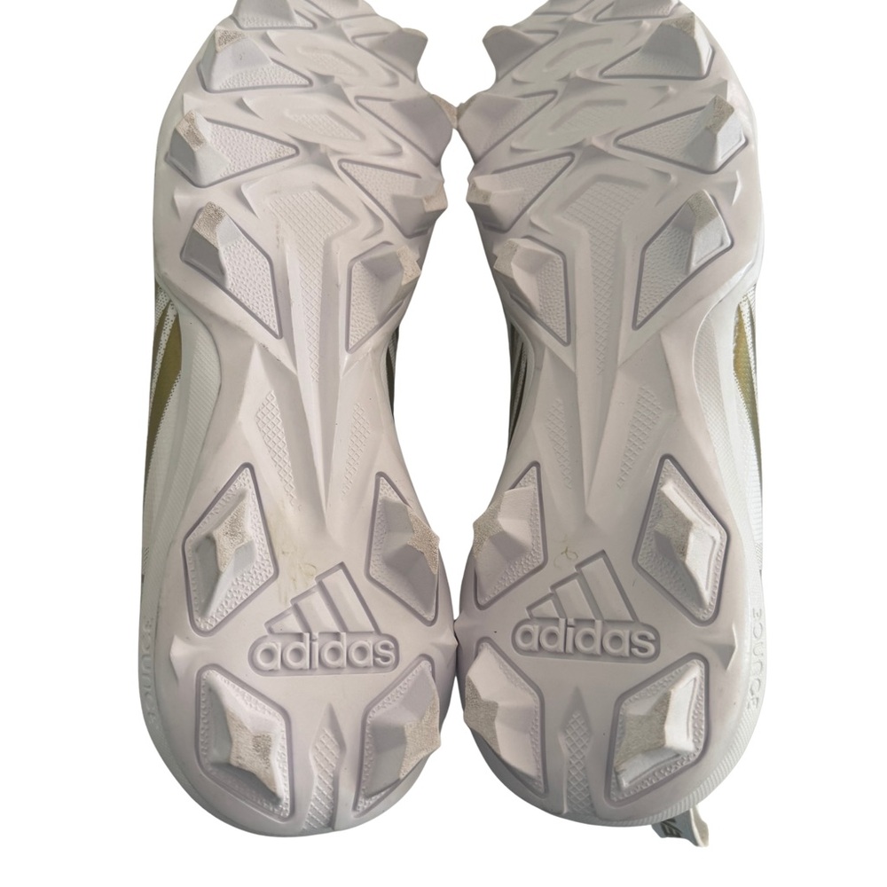 Adidas Freak Spark MD 23 Football Cleats Men’s 9.5 White Gold - Picture 7 of 8